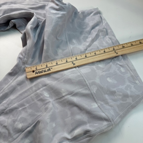 Lululemon Align High Rise Pant 28" Spray Leopard Grey Multi Nulu Leggings Sz 6 - Picture 10 of 11